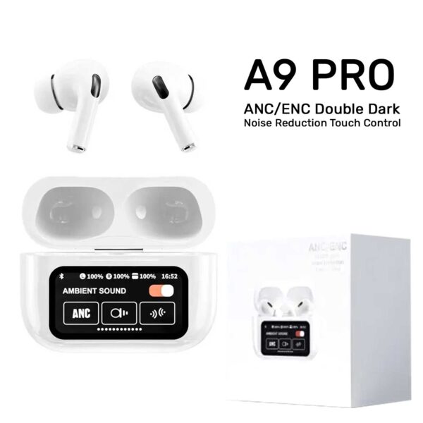 New A9 Pro Apple Airpods Ancenc Hengxuan Noise Reduction Touch Control Bluetooth 54 Wireless Earbuds1718453985