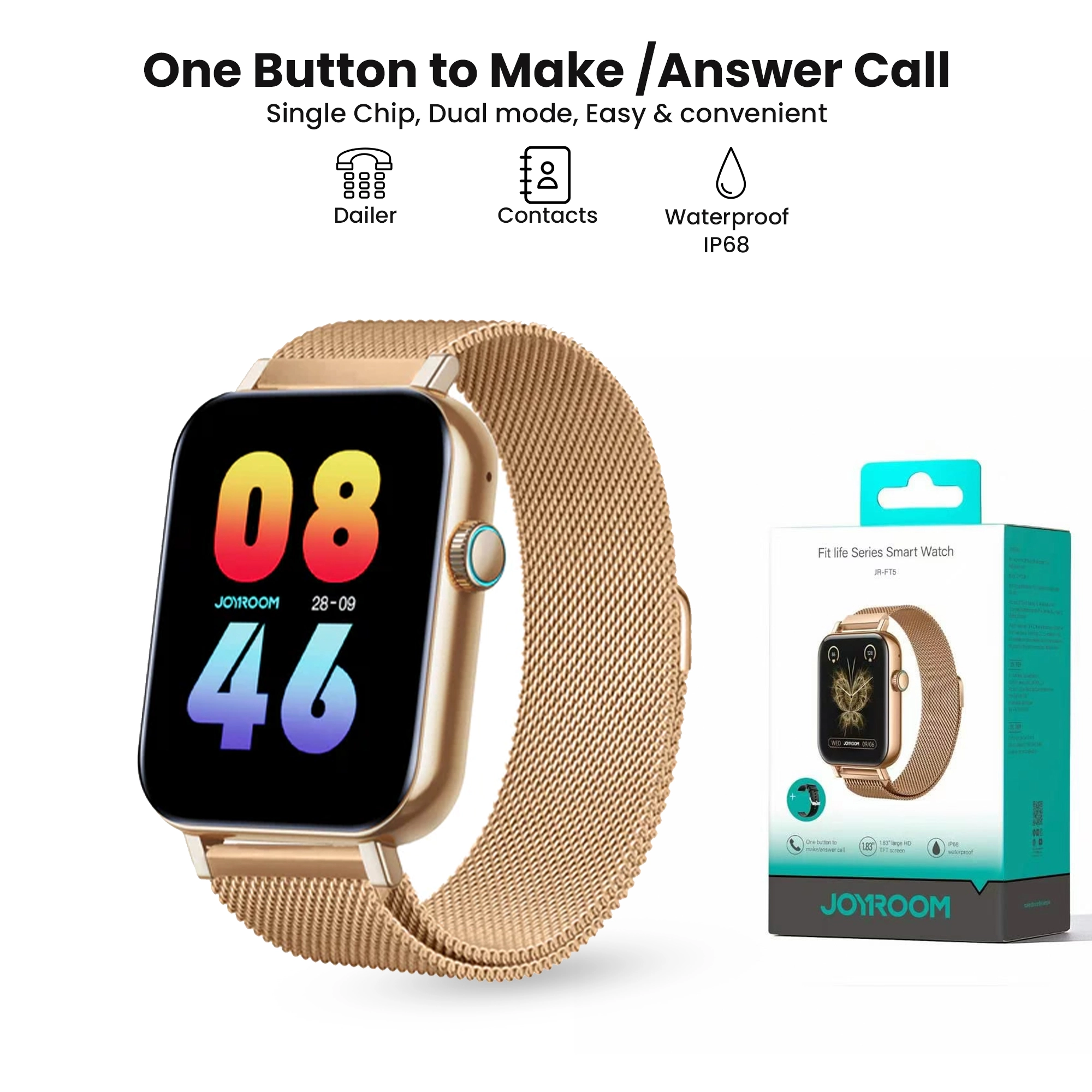 Joyroom Ft5 Pro Fit Life Series Smart Watch Answermake Call Roze Gold1709805341 Ezgif.com Jpg To Webp Converter