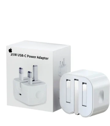 25w Iphone Usb C Pd Power Adapter Charger 3 Pin Uk Pin
