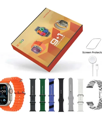 91 Z60 Ultra 2 Big Ips Display 49mm 8silicone Case Strap Bt Calling Smartwatch Always On Display With Ofitpro App Silver1719223782