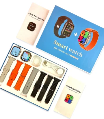 Jss 700 Pro Max Dual Smart Watch With 7 Straps 1 Silicone Case Bluetooth Call