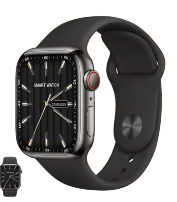 Watch 9 Max Series 9 Smartwatch 219 Inch Ips 22mm Strap Navy With Laxasfit App Pink (2)
